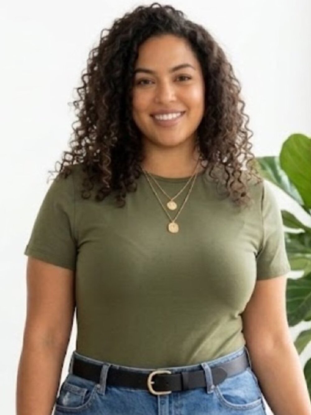 Auden Olive Green Bodysuit Soft Stretch Basic Women's Size XL NWT